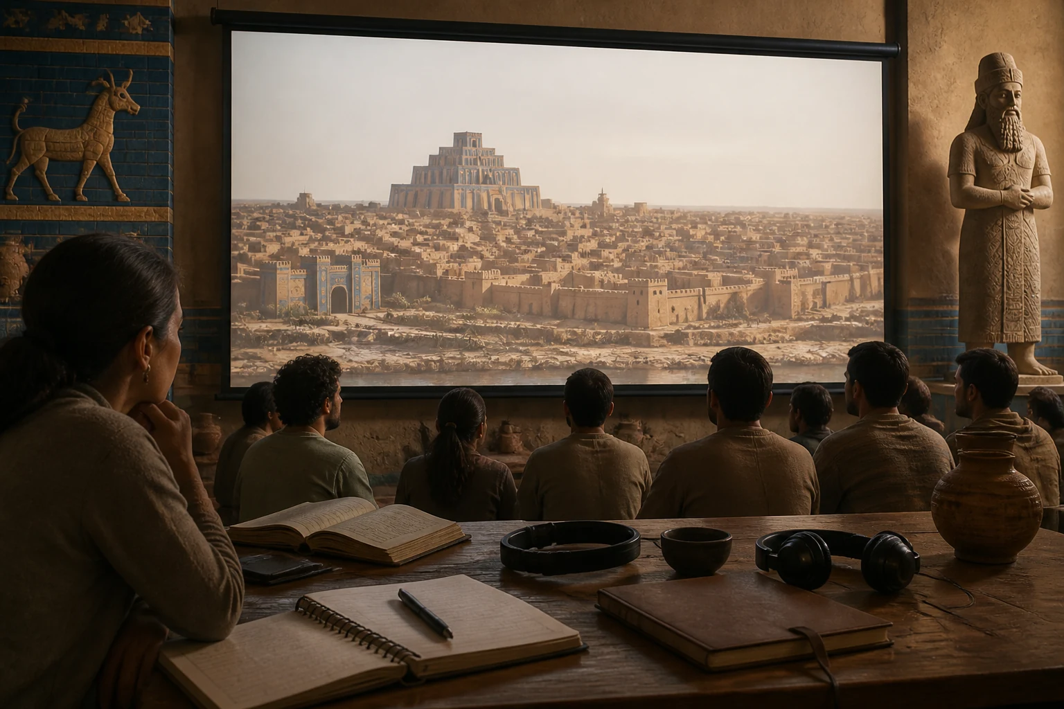 Recursos audiovisuales para estudiar Mesopotamia.